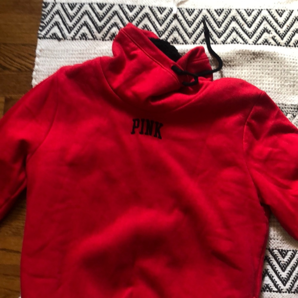 Victoria Secrets Red sweatshirt . Size small.